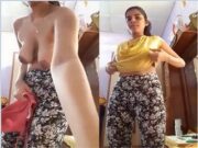 Cute Desi Girl Shows her Boobs