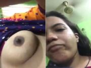 Desi Bhabhi Shows Her Milky Boobs