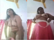 Horny BBW Boudi Shows For Lover