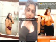 Horny Desi Girl Record Her Selfie