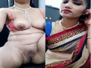 Sexy Bhabhi Shows Her Boobs and Pussy